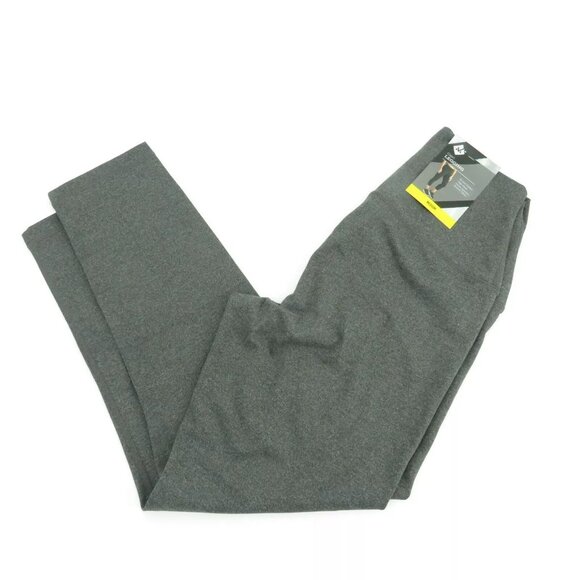 Members Mark Women's Gray M High Waist Capri Leggings Stretch Fabric NWT - Picture 1 of 5